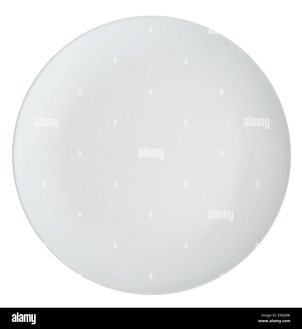 white empty plate on a white background Stock Photo - Alamy