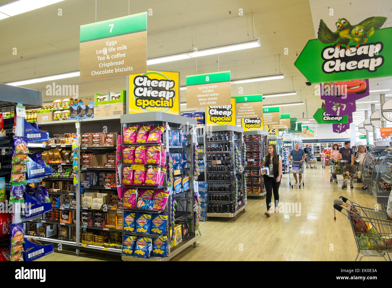 australian woolworths supermarket interior in Sydney,australia Stock ...