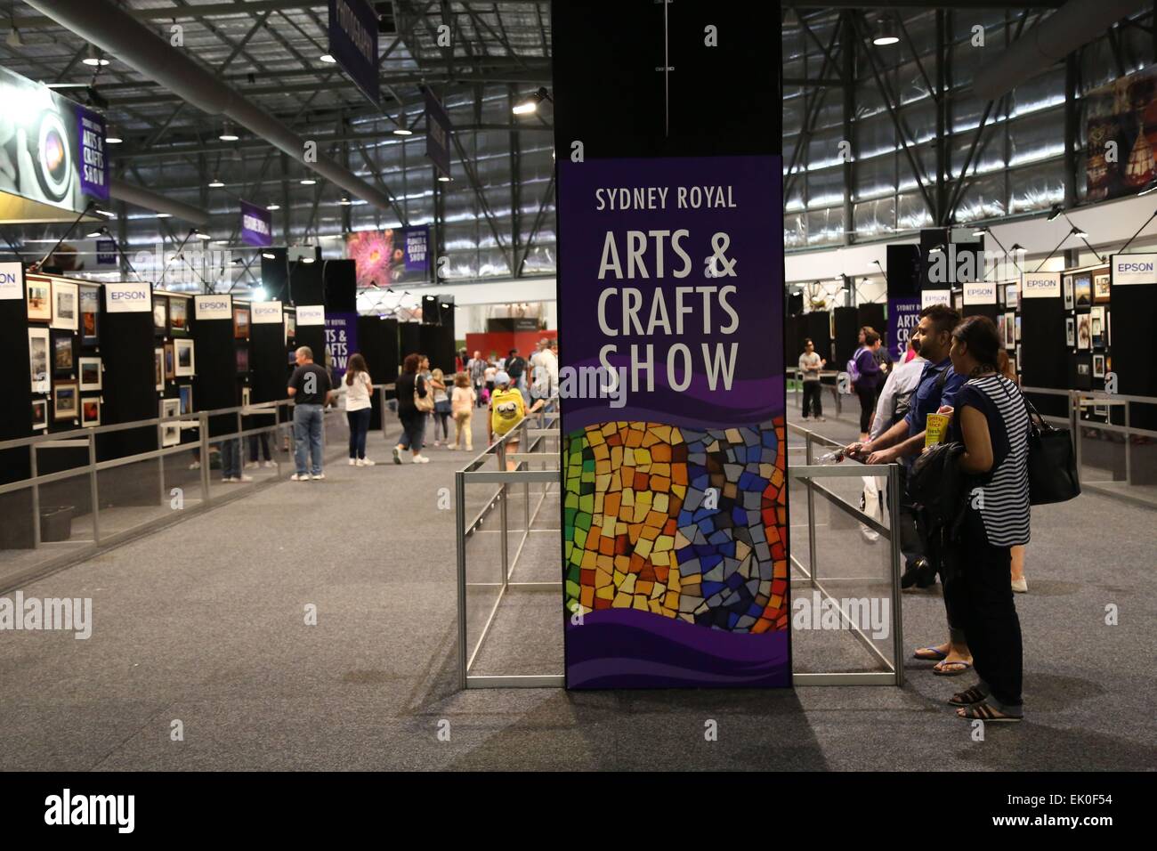 Arts and crafts on display at the Sydney Royal Easter Show. Credit