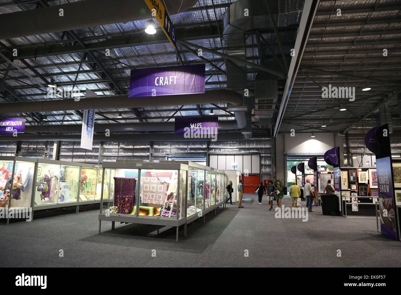 Arts and crafts on display at the Sydney Royal Easter Show. Credit