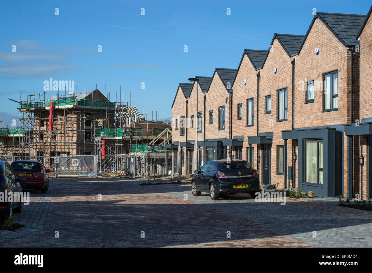 Show home new housing development hires stock photography and images