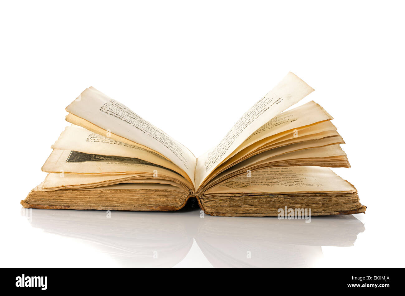 very old book isolated on white Stock Photo Alamy