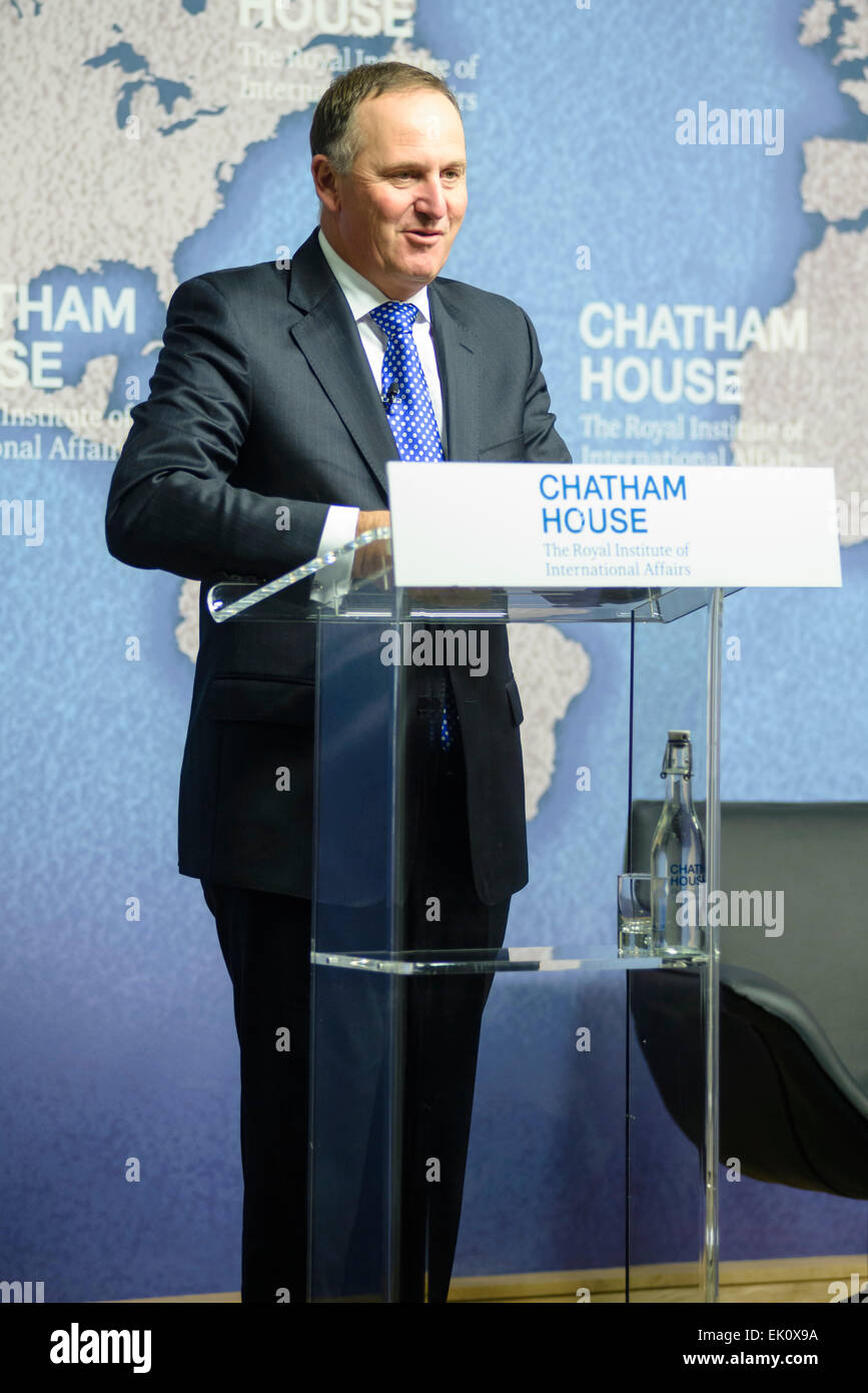 Prime Minister of New Zealand Chatham House address on 19/01/2015 at