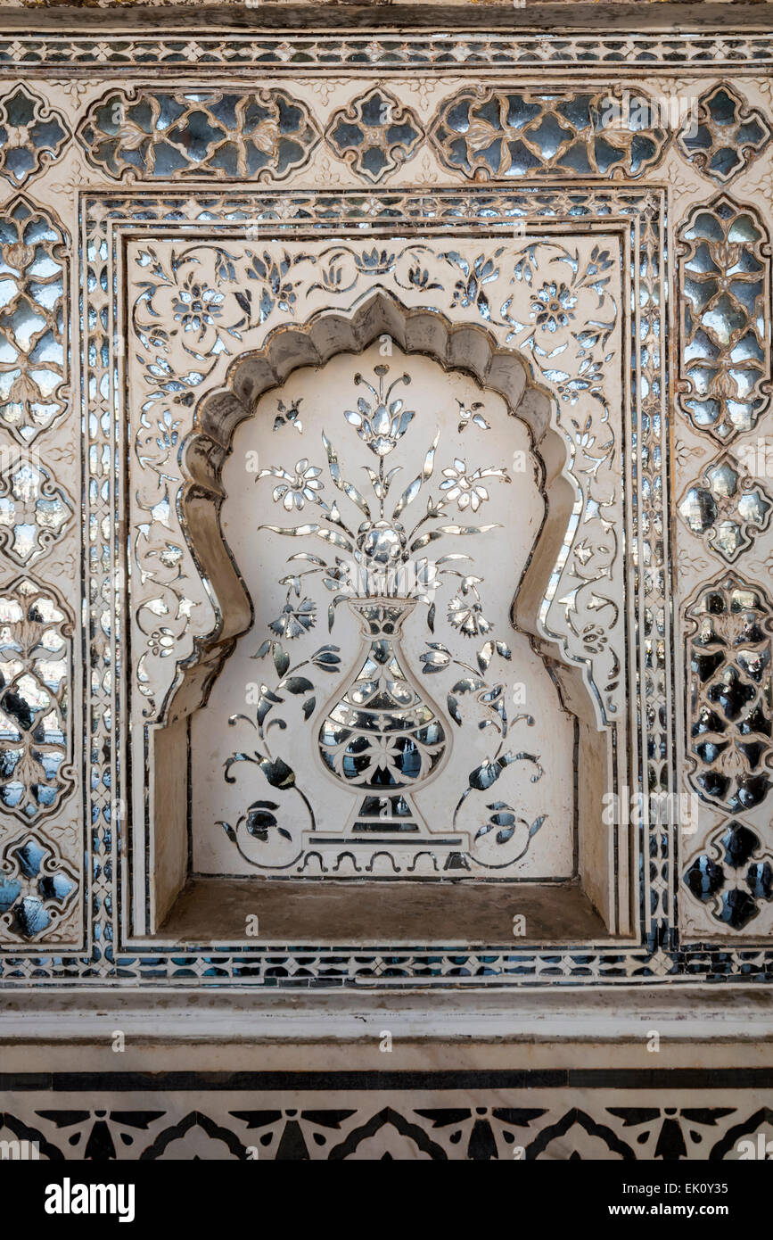 Amber Fort Palace near Jaipur, Rajasthan, India Stock Photo