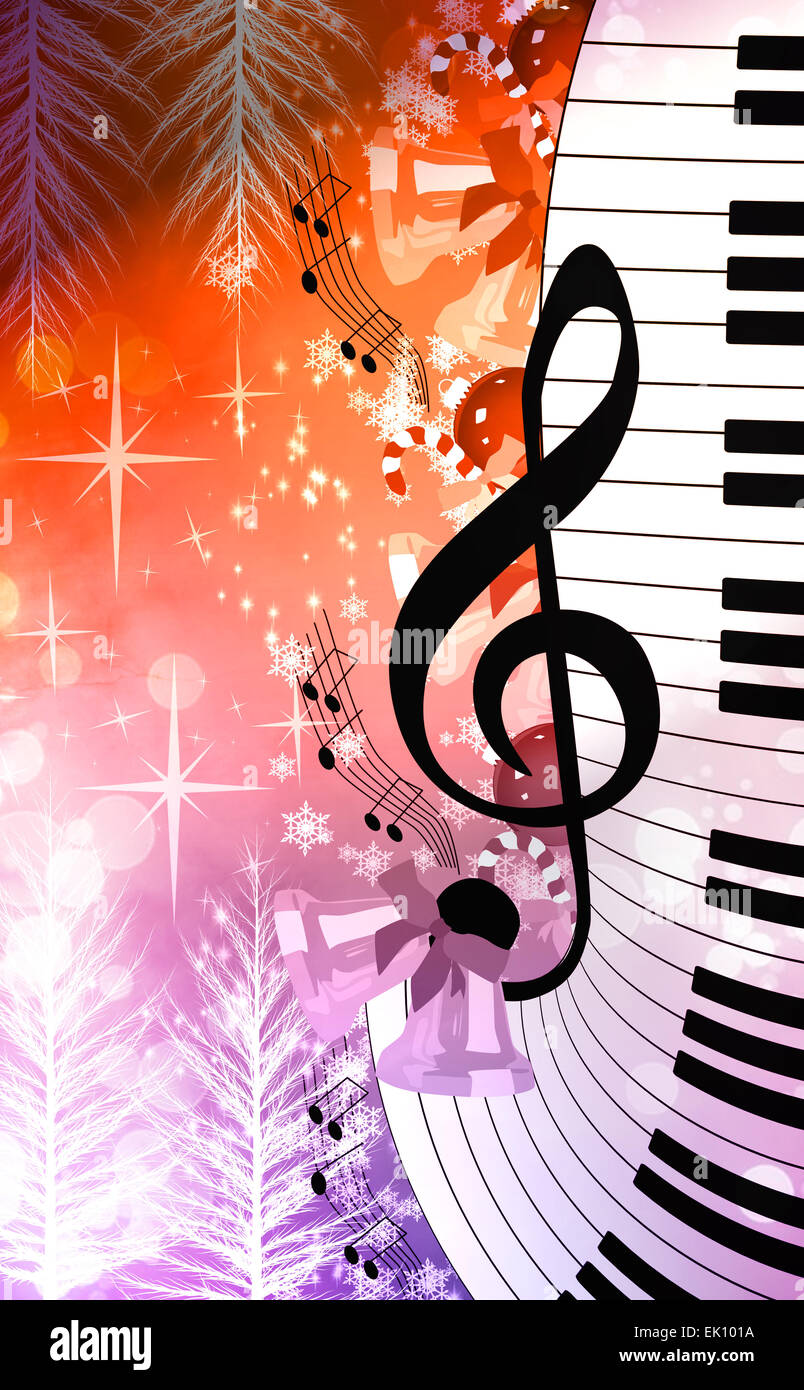Advent or christmas music concenrt advert poster or flyer background Stock Photo - Alamy