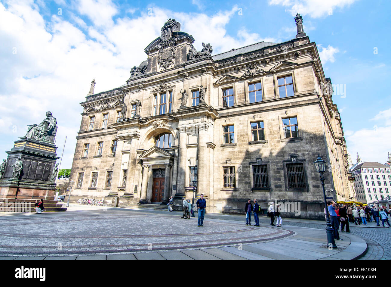The Ständehaus Dresden Court of Appeal, sits on one side of the