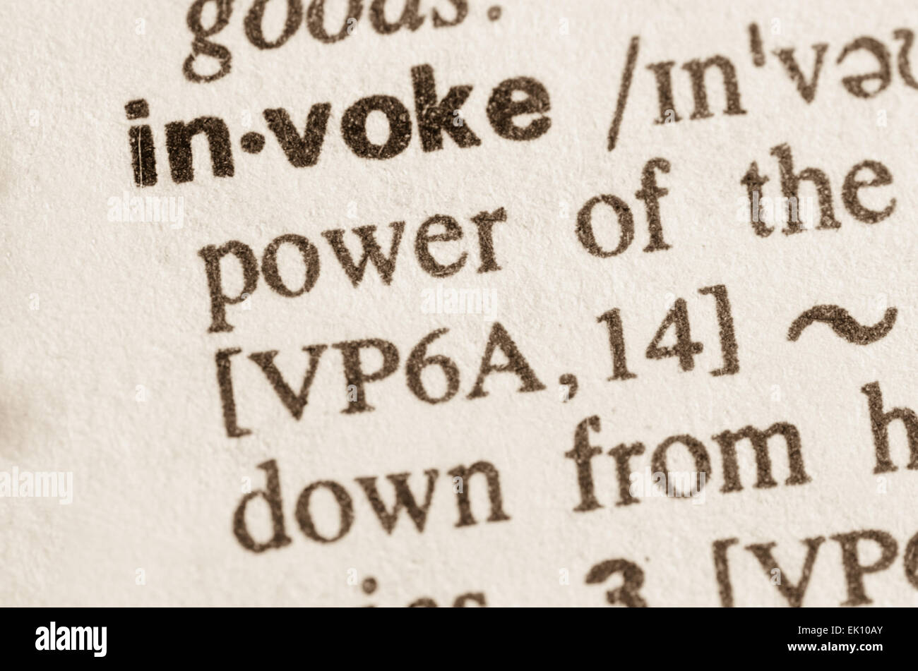 Invoke hi-res stock photography and images - Alamy