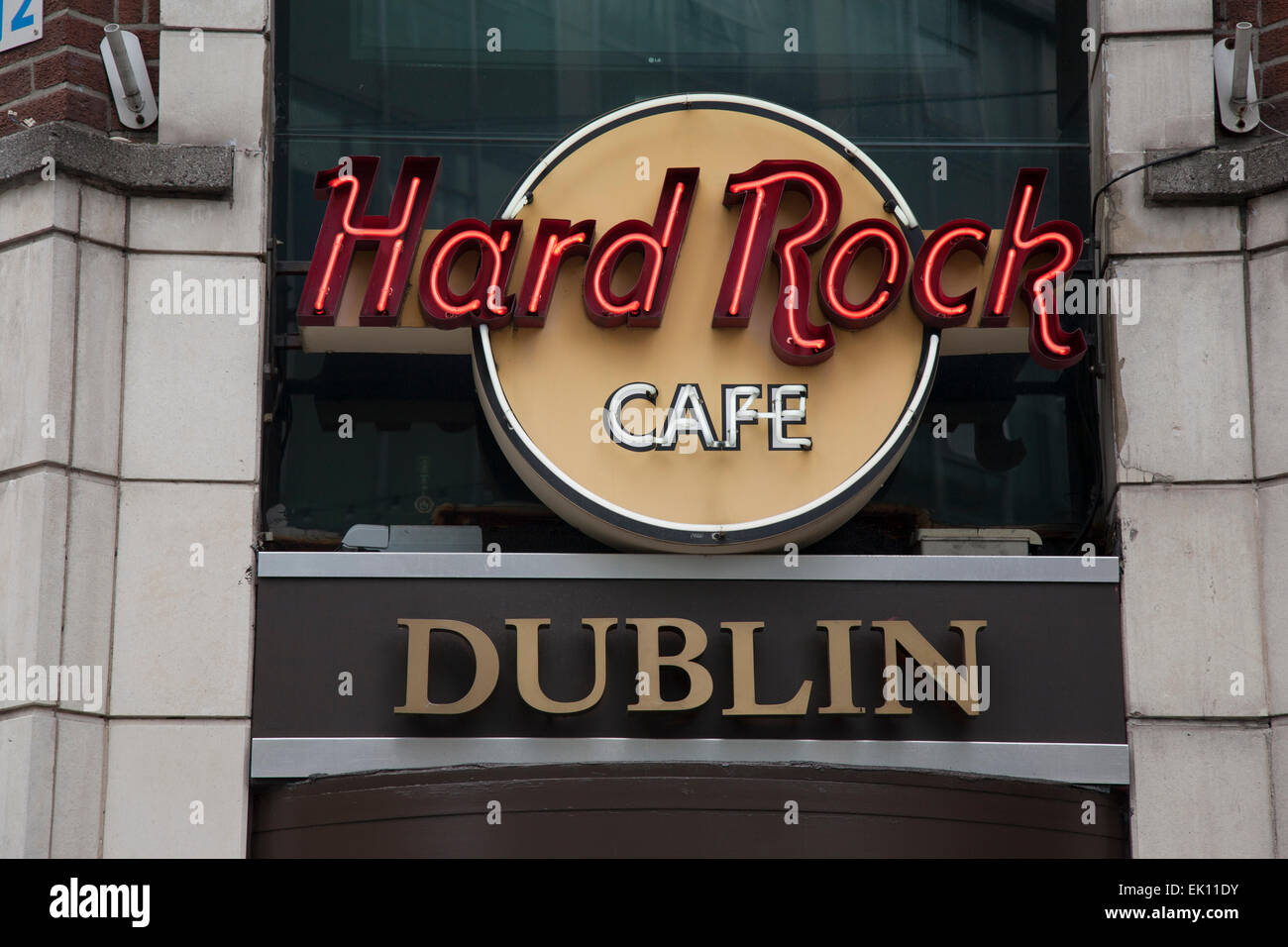 Hard Rock Cafe Sign, Temple Bar, Dublin, Ireland Stock Photo Alamy