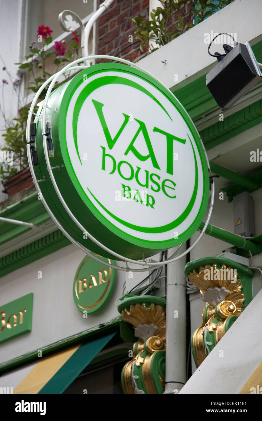 VAT House Bar, Anglesea Street, Temple Bar; Dublin; Ireland Stock Photo