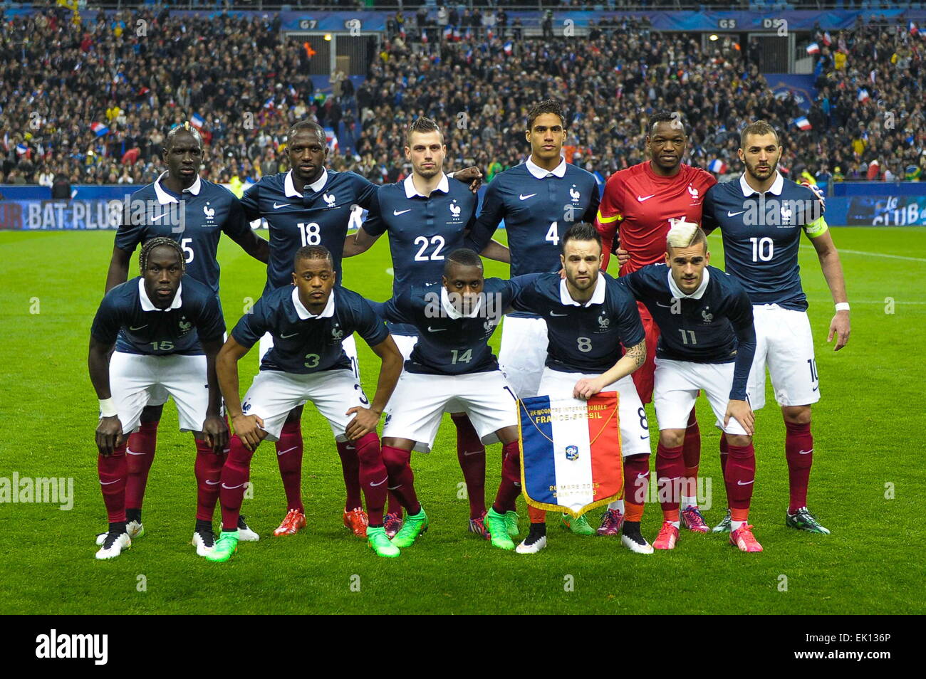 Equipe France - 26.03.2015 - France / Bresil - Match Amical.Photo : Andre  Ferreira / Icon Sport Stock Photo - Alamy