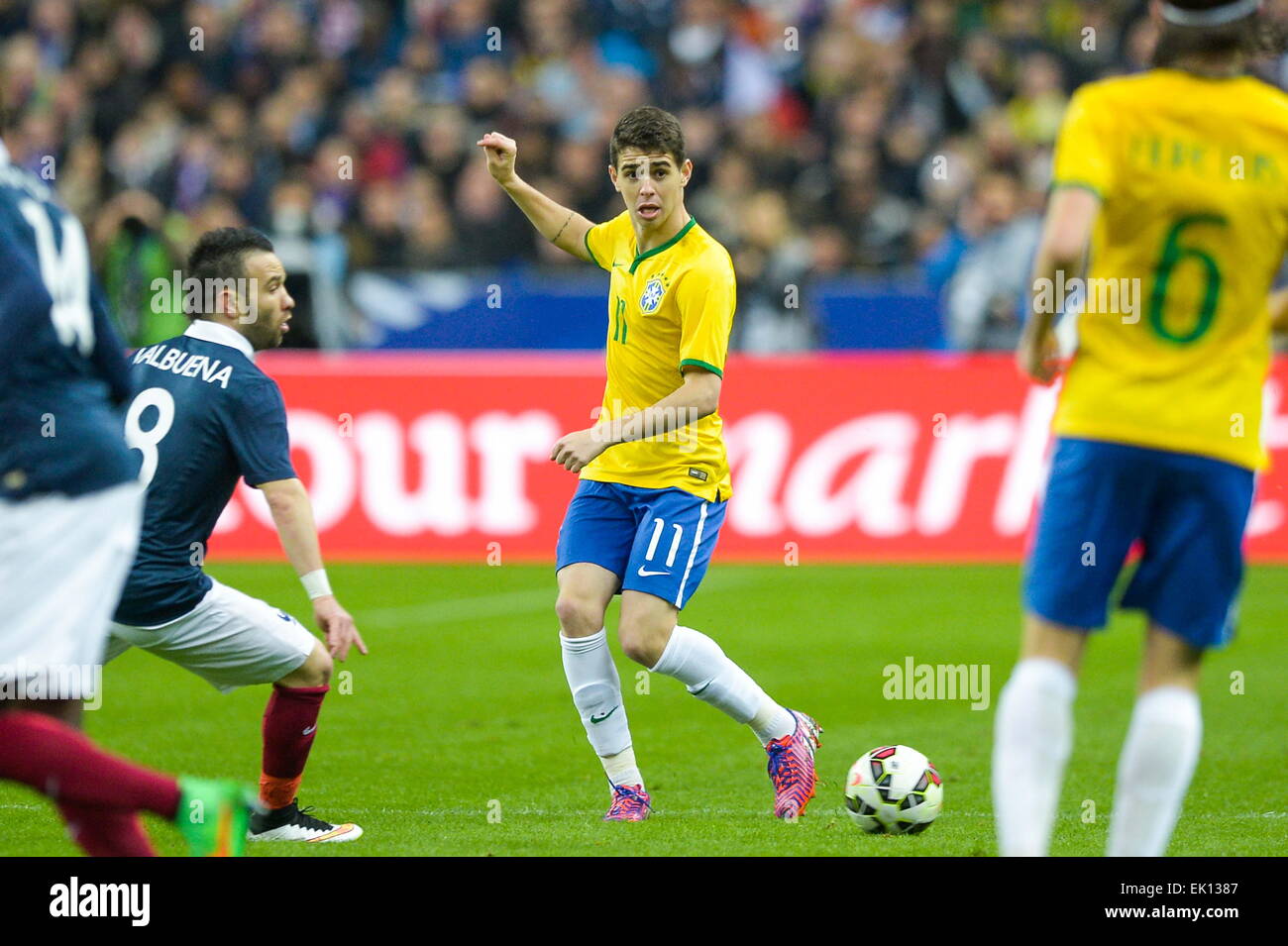 Oscar - 26.03.2015 - France/Bresil - Match Amical.Photo : Andre Ferreira/Icon Sport Stock Photo