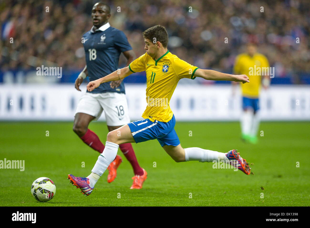 Oscar - 26.03.2015 - France/Bresil - Match Amical.Photo : Andre  Ferreira/Icon Sport Stock Photo - Alamy
