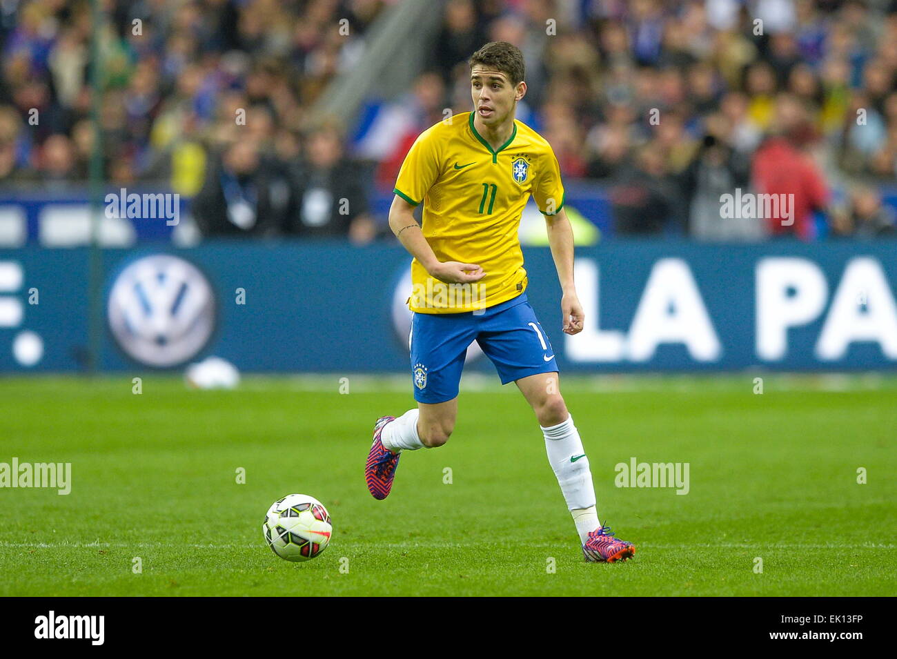 Oscar - 26.03.2015 - France/Bresil - Match Amical.Photo : Andre Ferreira/Icon Sport Stock Photo