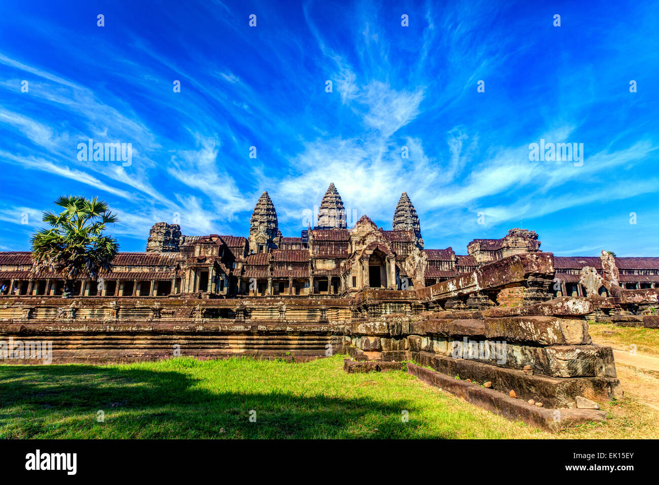 Angkor Wat Temple, Cambodia Stock Photo