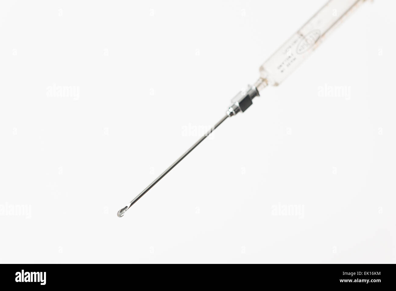 clinical trial surgical hypodermics needle and syringe with drug dose