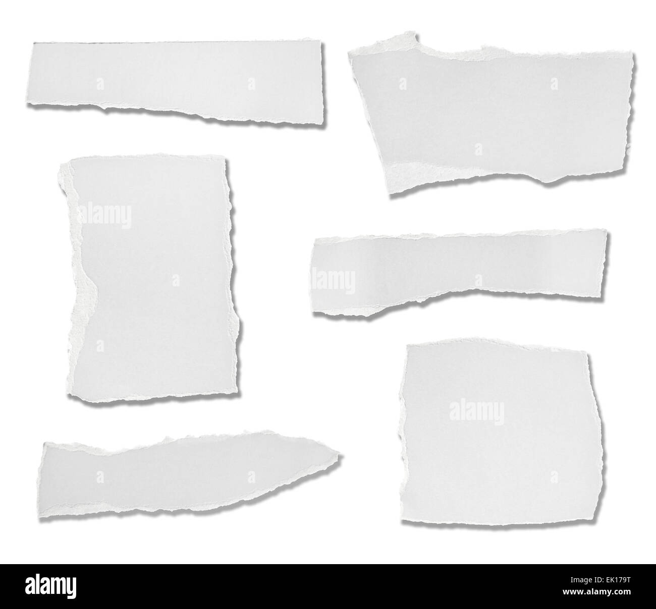 paper ripped note Stock Photo - Alamy