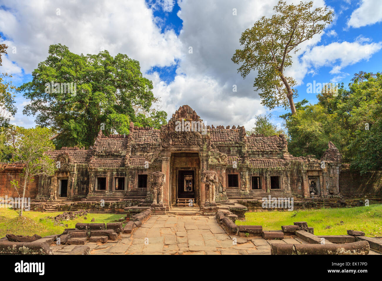 Preah Khan Temple, Angkor, Cambodia Stock Photo