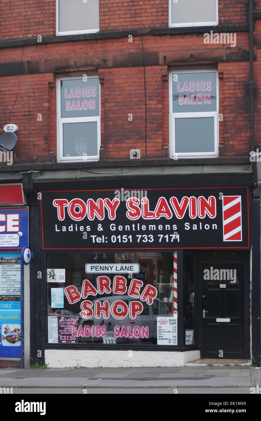 Penny lane beatles barber shop hires stock photography and images Alamy