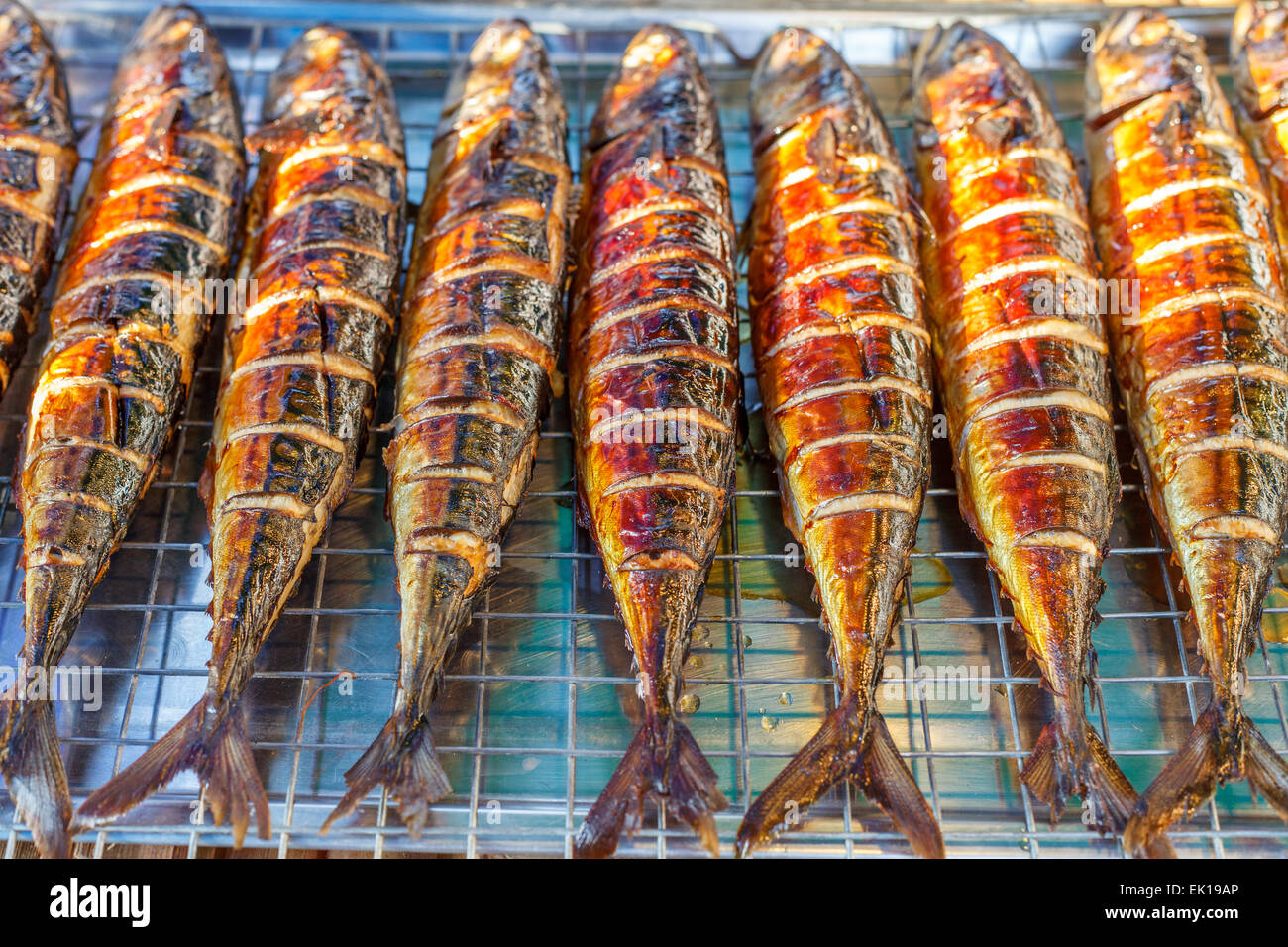 Grilled mackerel hi-res stock photography and images - Alamy