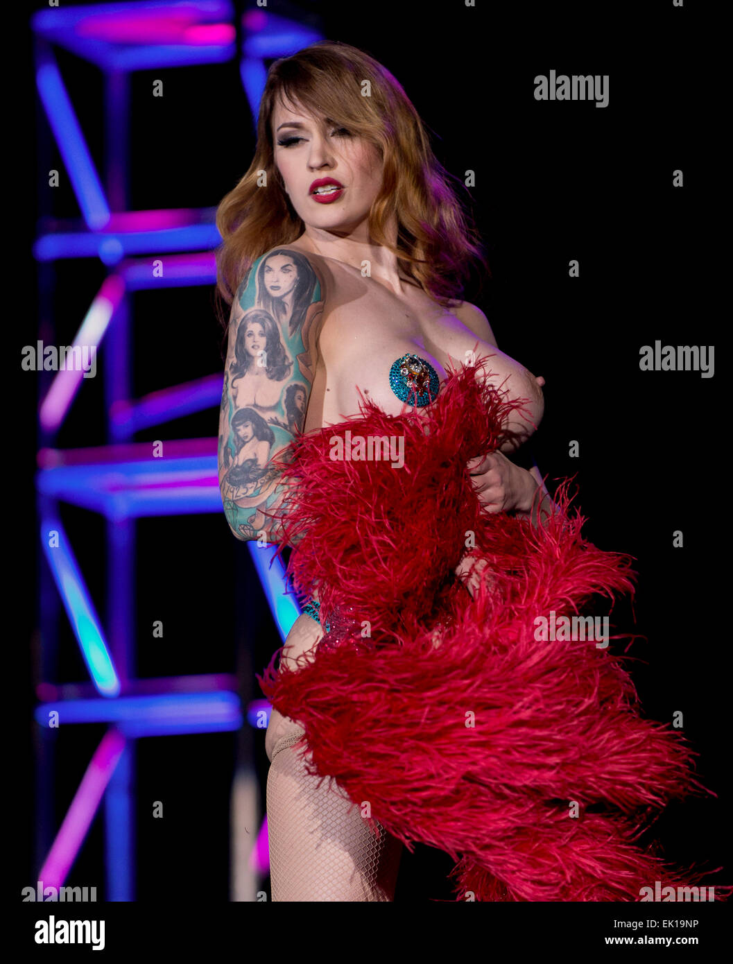 Las Vegas, Nevada, USA. 3rd Apr, 2015. Despite losing one of her