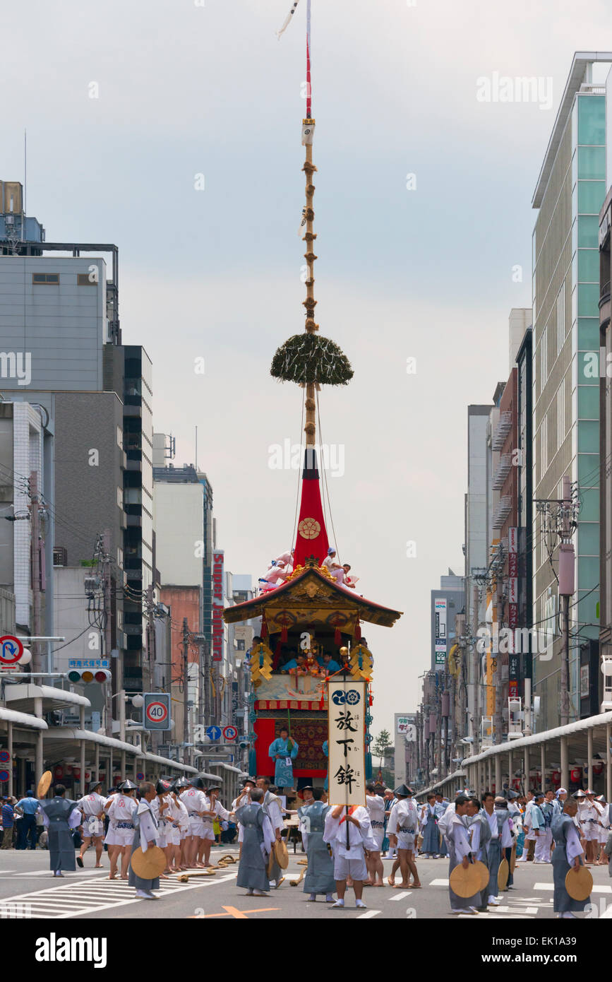 Float parade during Kyoto Gion Matsuri, Kyoto, Japan Stock Photo Alamy