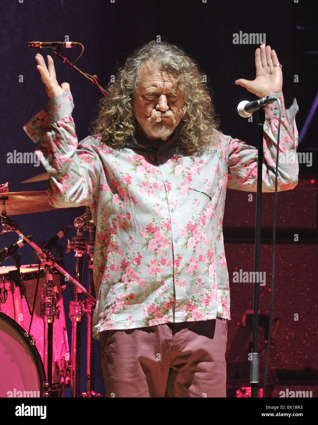 Robert Plant And The Sensational Space Shifters perform at Massey Hall. Featuring: Robert Plant Where: New York City, United States When: 30 Sep 2014 Stock Photo