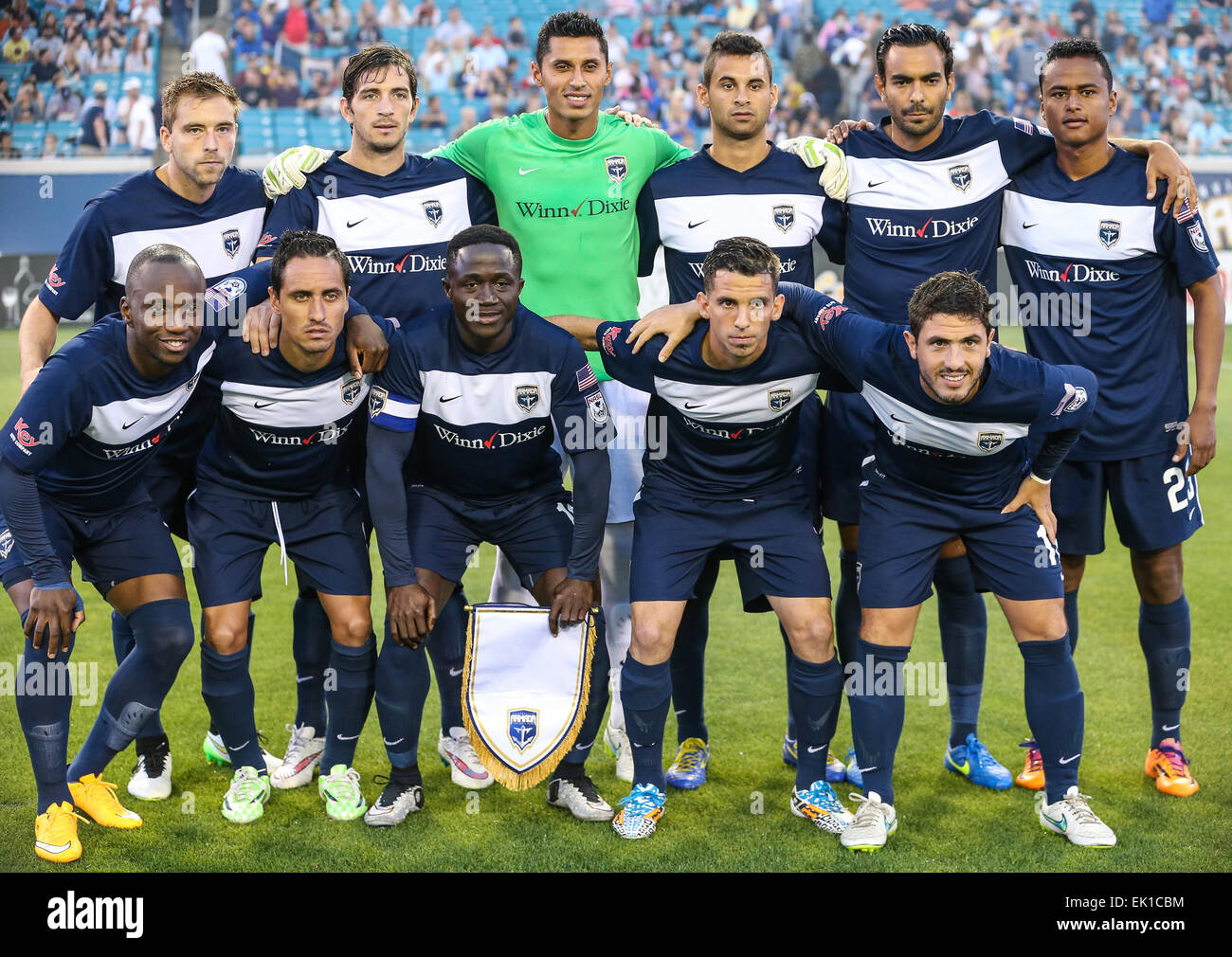 Jacksonville, FL, USA. 4th Apr, 2015. : The Jacksonville Armada