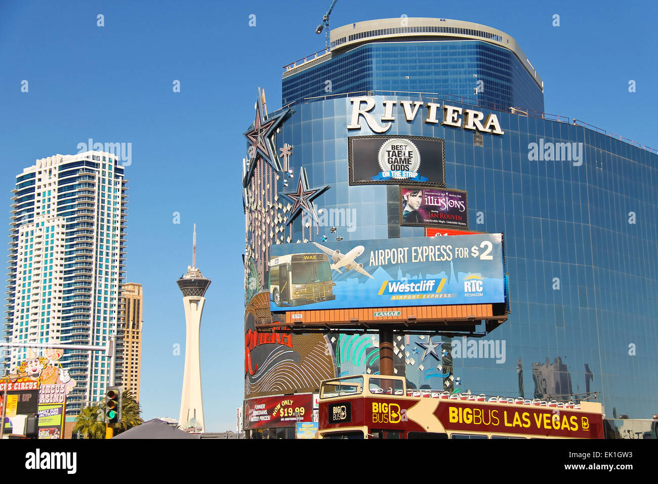Riviera Casino Hotel in Las Vegas, Nevada, USA Stock Photo - Alamy