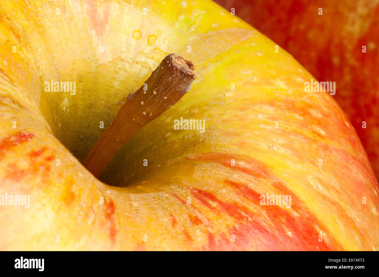 apple macro closeup Stock Photo