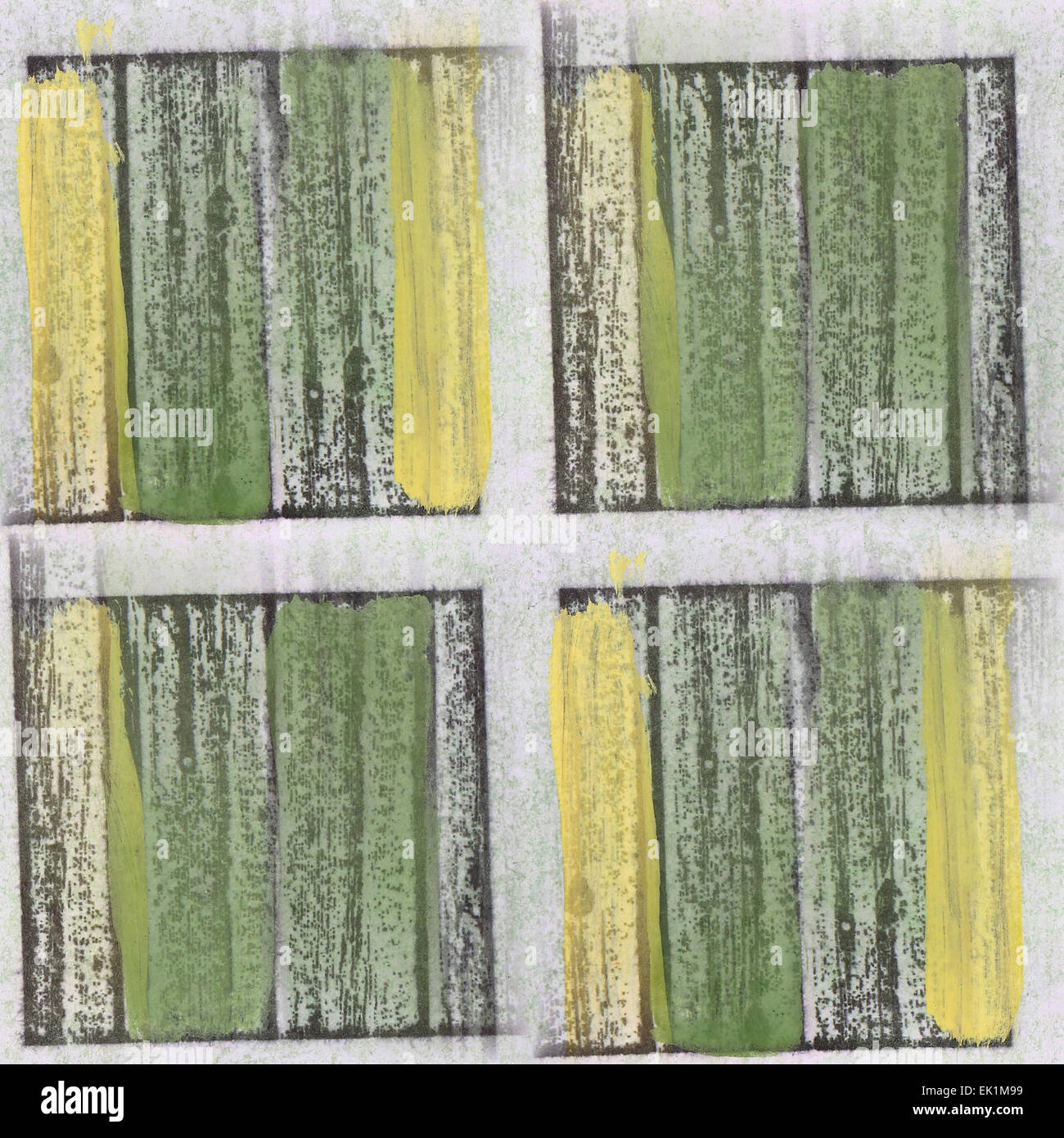 seamless green, gray, yellow stripes texture background wallpape Stock ...