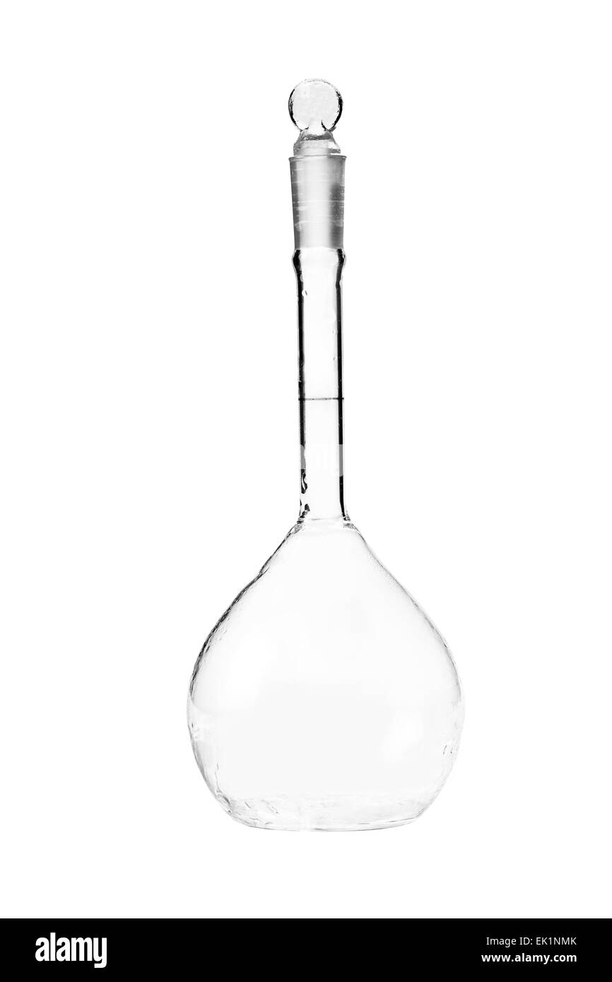 glass bulb closeup isolated on a white background Stock Photo