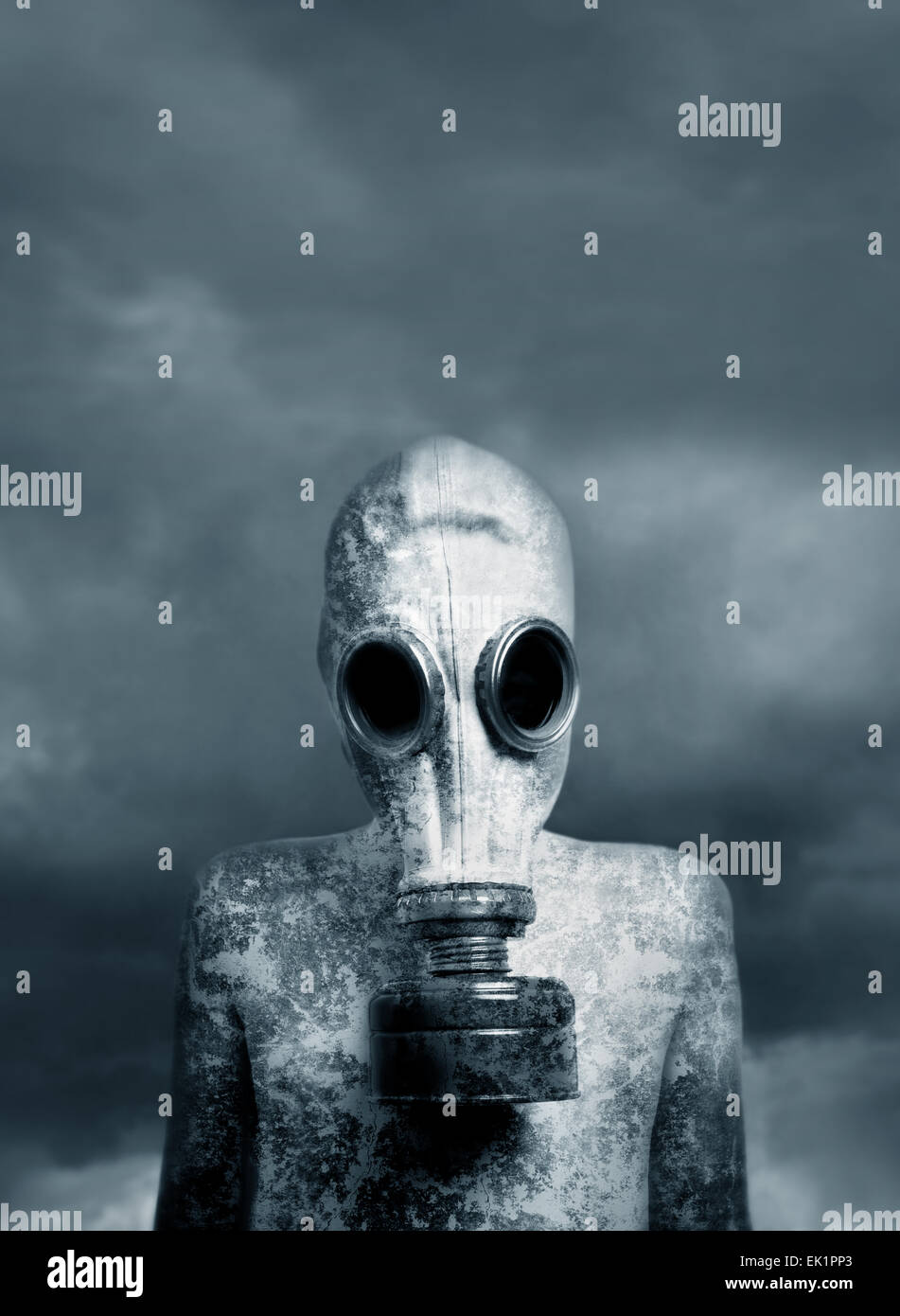 Boy and a mask Stock Photo - Alamy