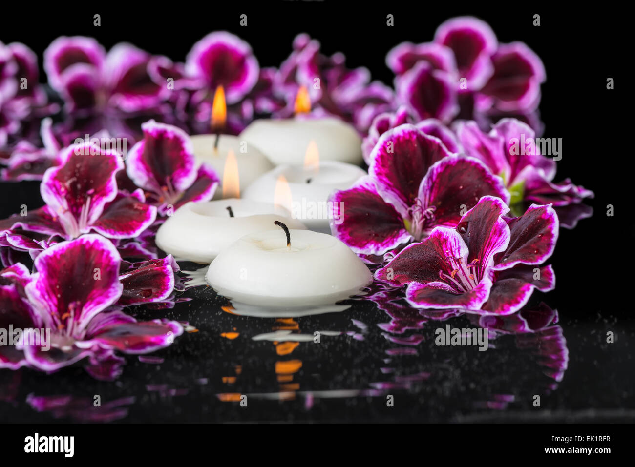Beautiful spa concept geranium hi-res stock photography and images - Alamy