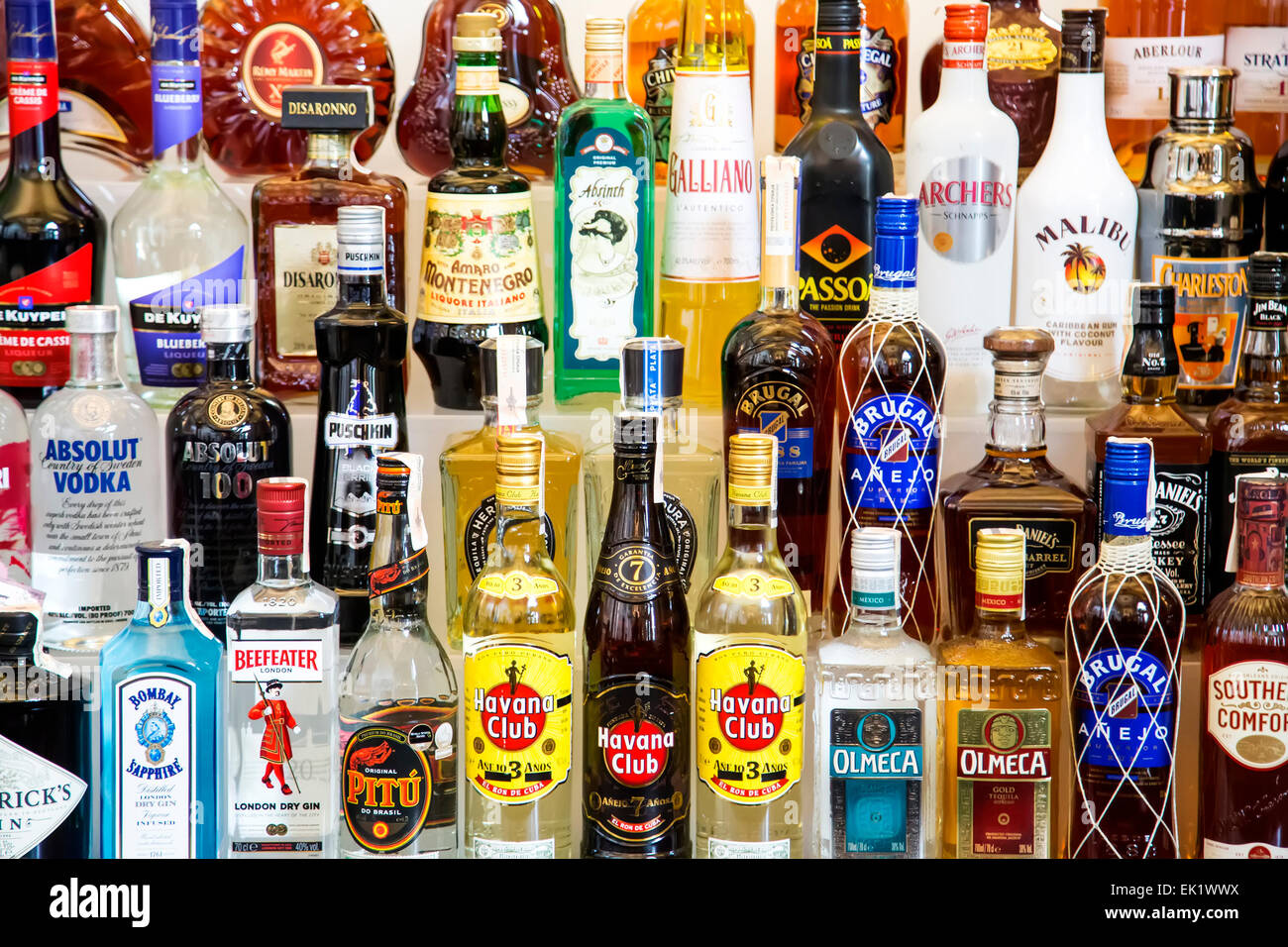 Alcohol brand hi-res stock photography and images - Alamy