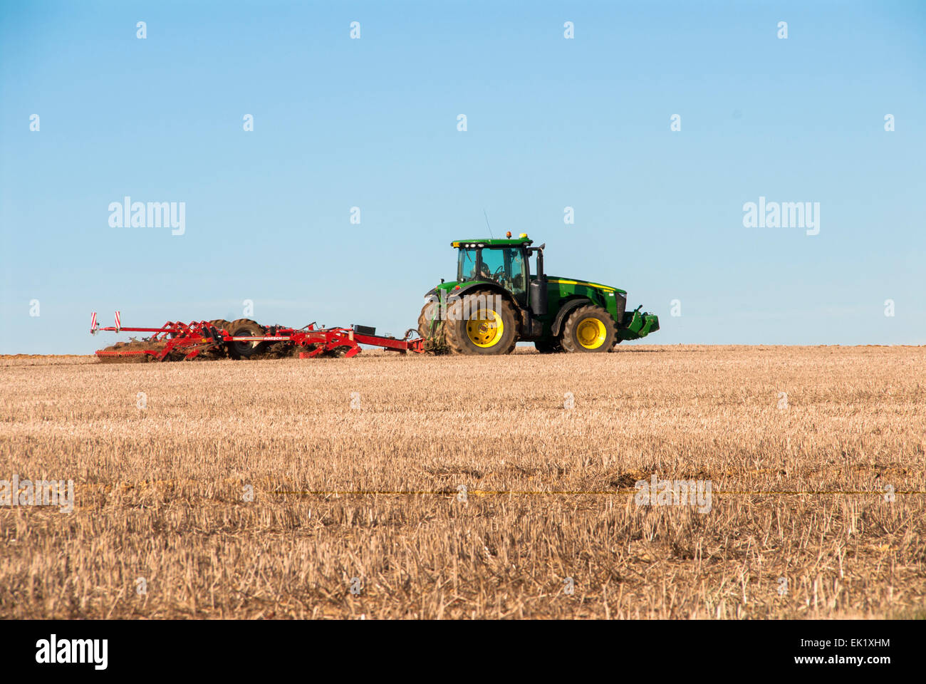 Farm machinery at work Stock Photo Alamy