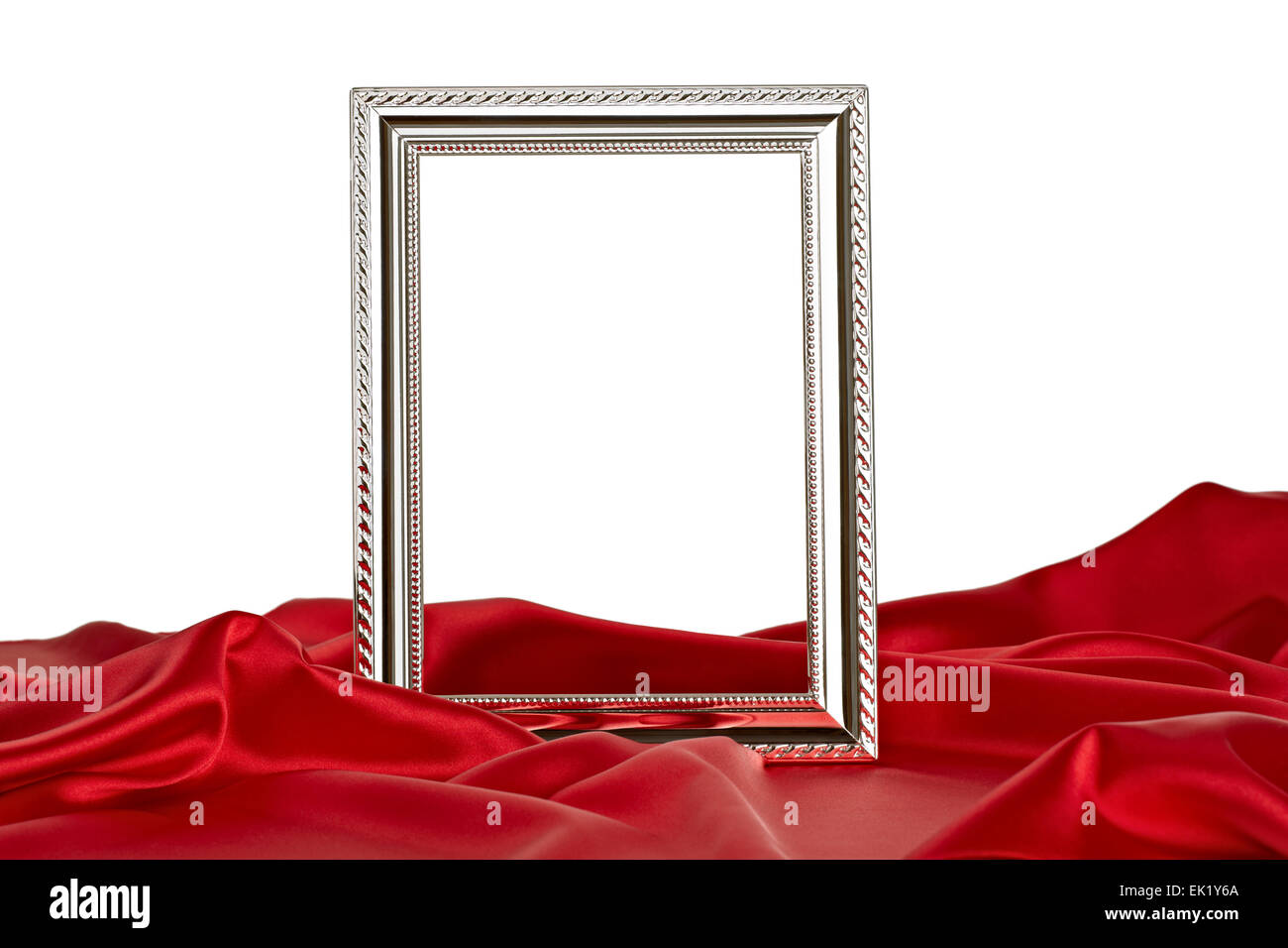 frame and silk cloth Stock Photo Alamy