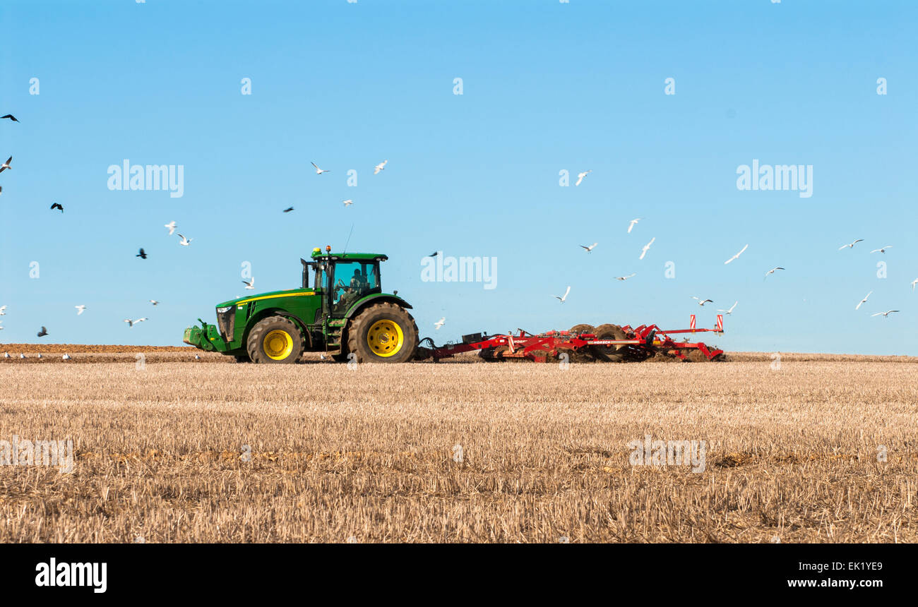 Farm machinery at work Stock Photo Alamy
