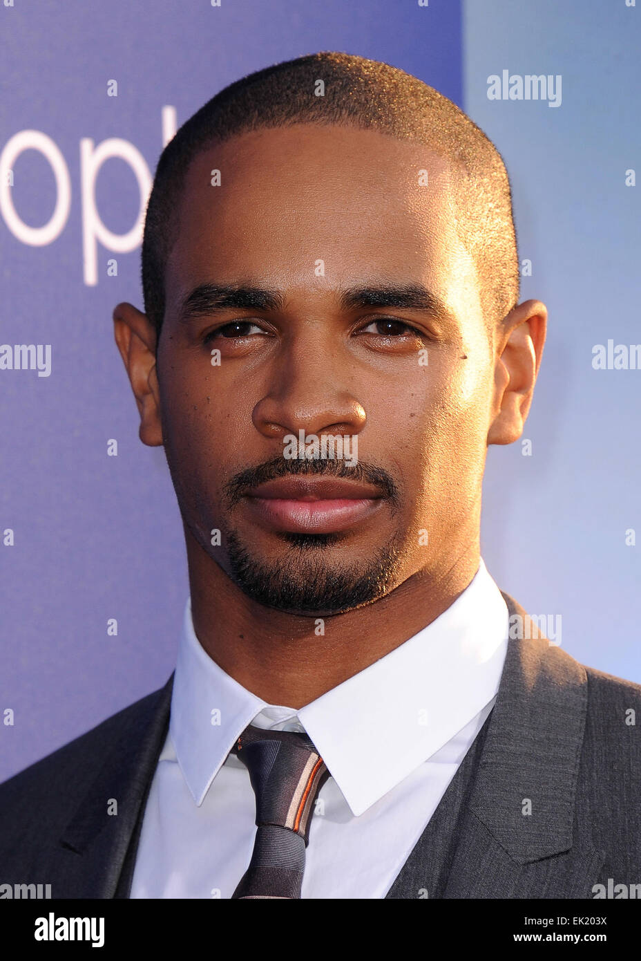 The 'Let's Be Cops' Los Angeles Premiere held at the ArcLight Hollywood on August 7, 2014 in Hollywood, California. Featuring: Damon Wayans Jr. Where: Los Angeles, California, United States When: 07 Aug 2014 Stock Photo