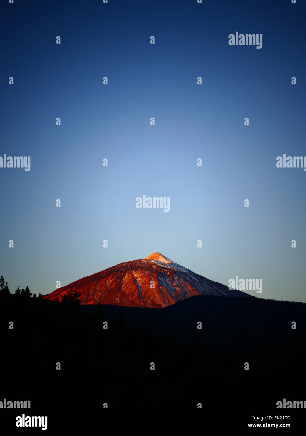 El Teide Mt Teide Parque Nacional del Teide Tenerife island Canary islands Spain Stock Photo