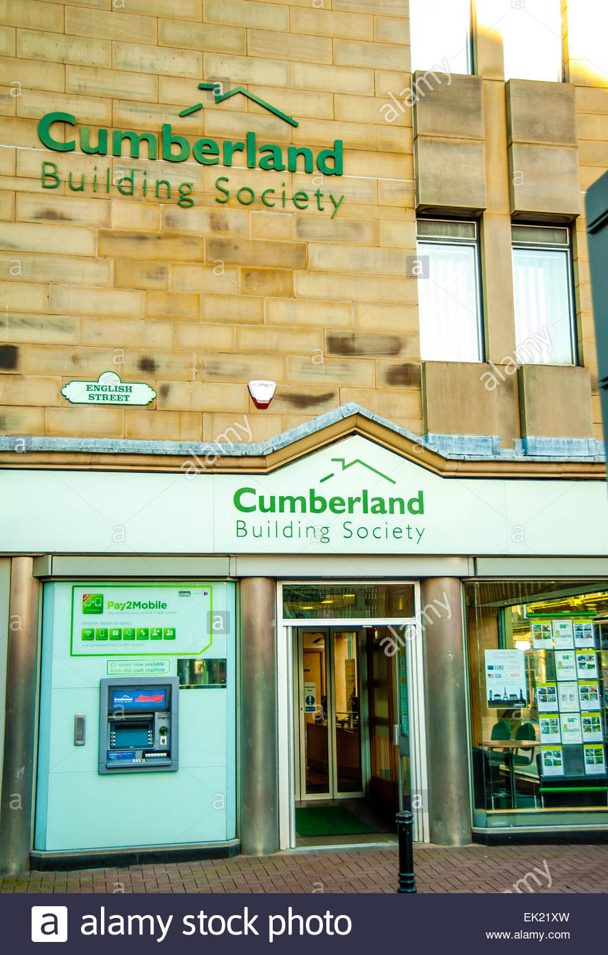 Cumberland Building Society Stock Photos & Cumberland Building Society