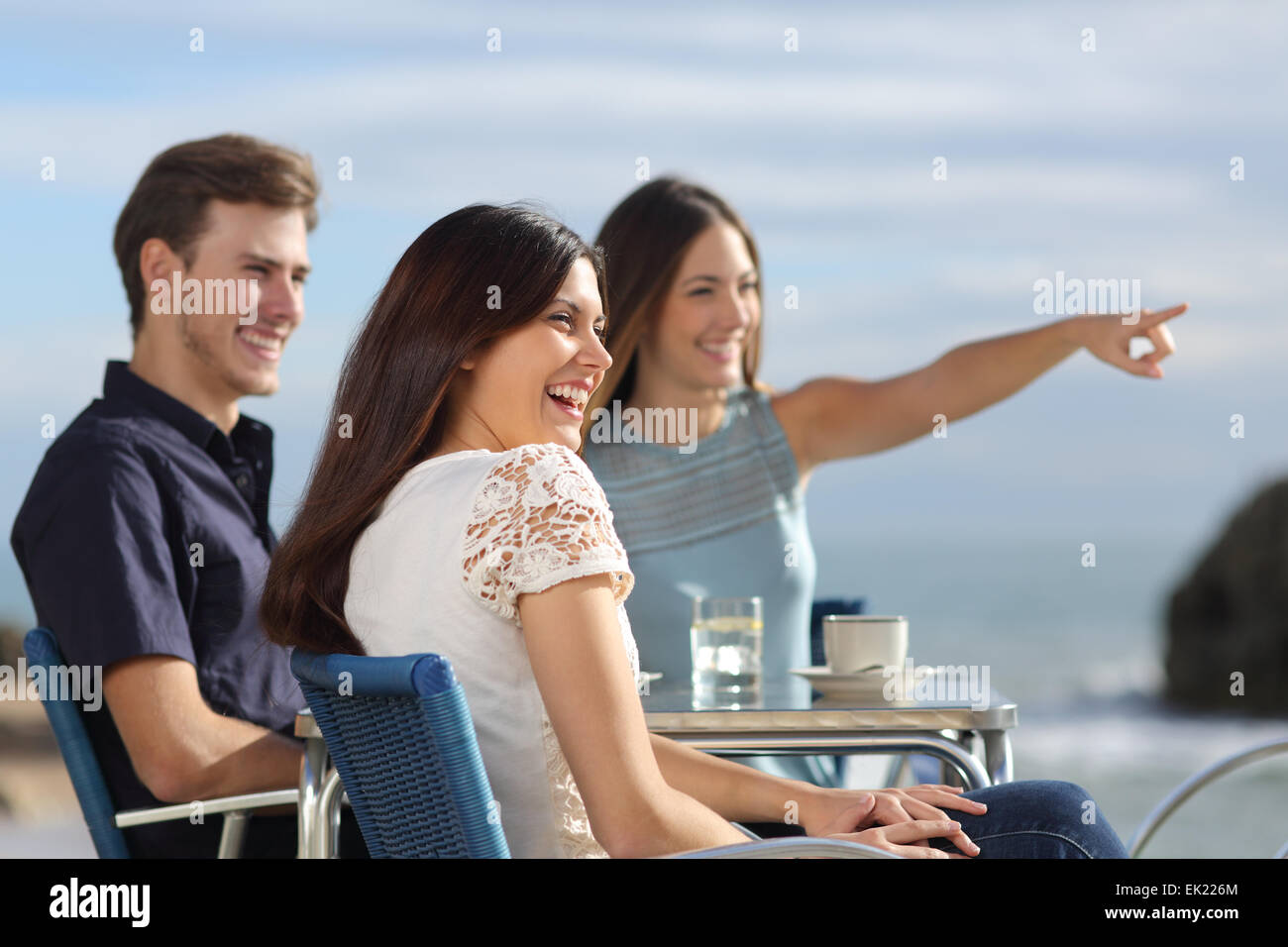 Man watching women on beach hi-res stock photography and images - Alamy