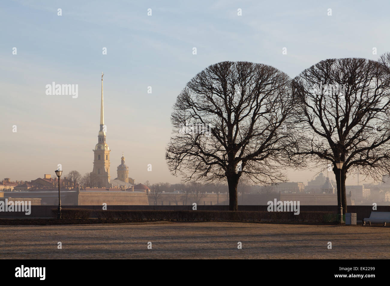 The Peter and Paul Fortress. St. Petersburg, Russia. Stock Photo