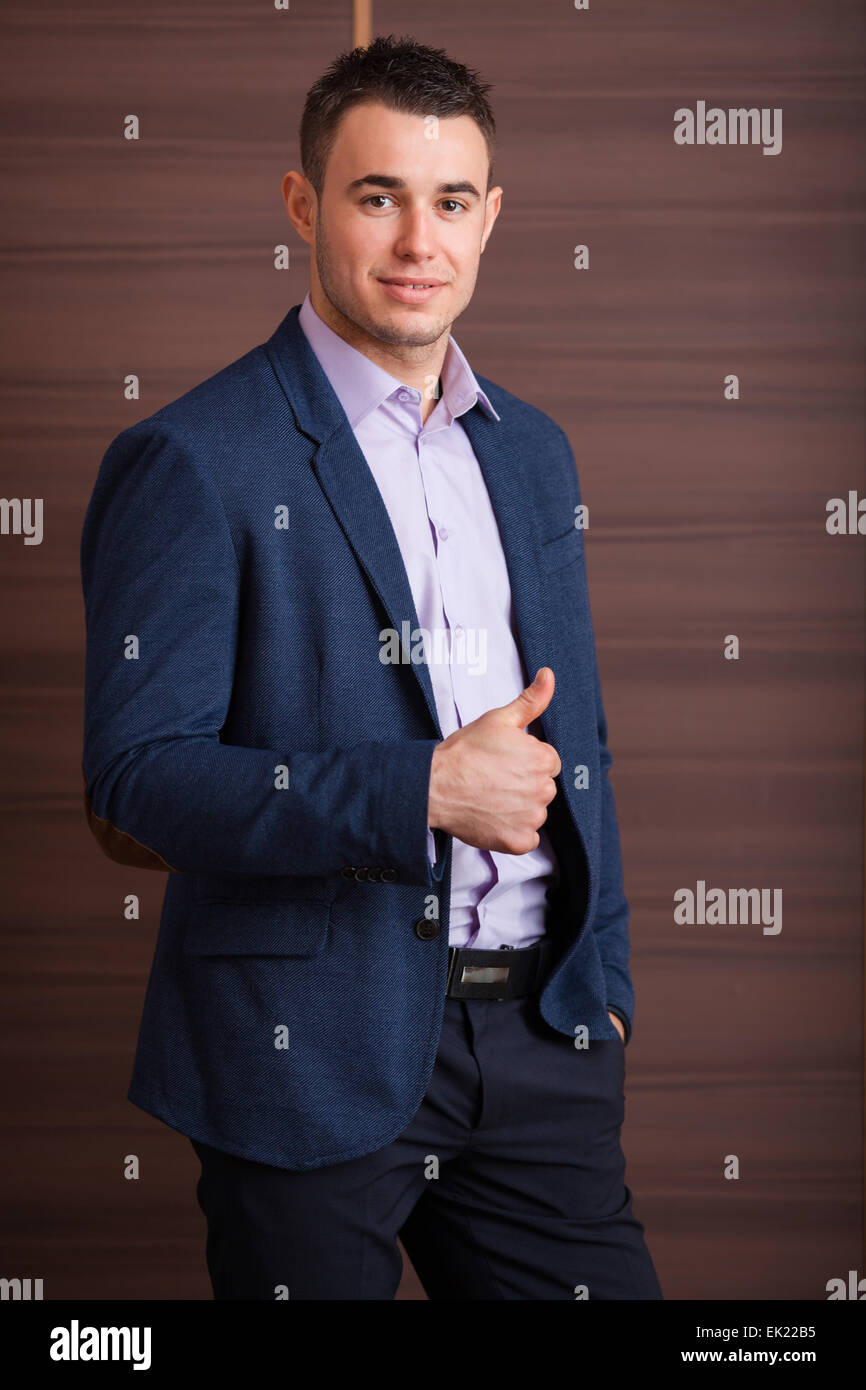 Smiling businessman Stock Photo