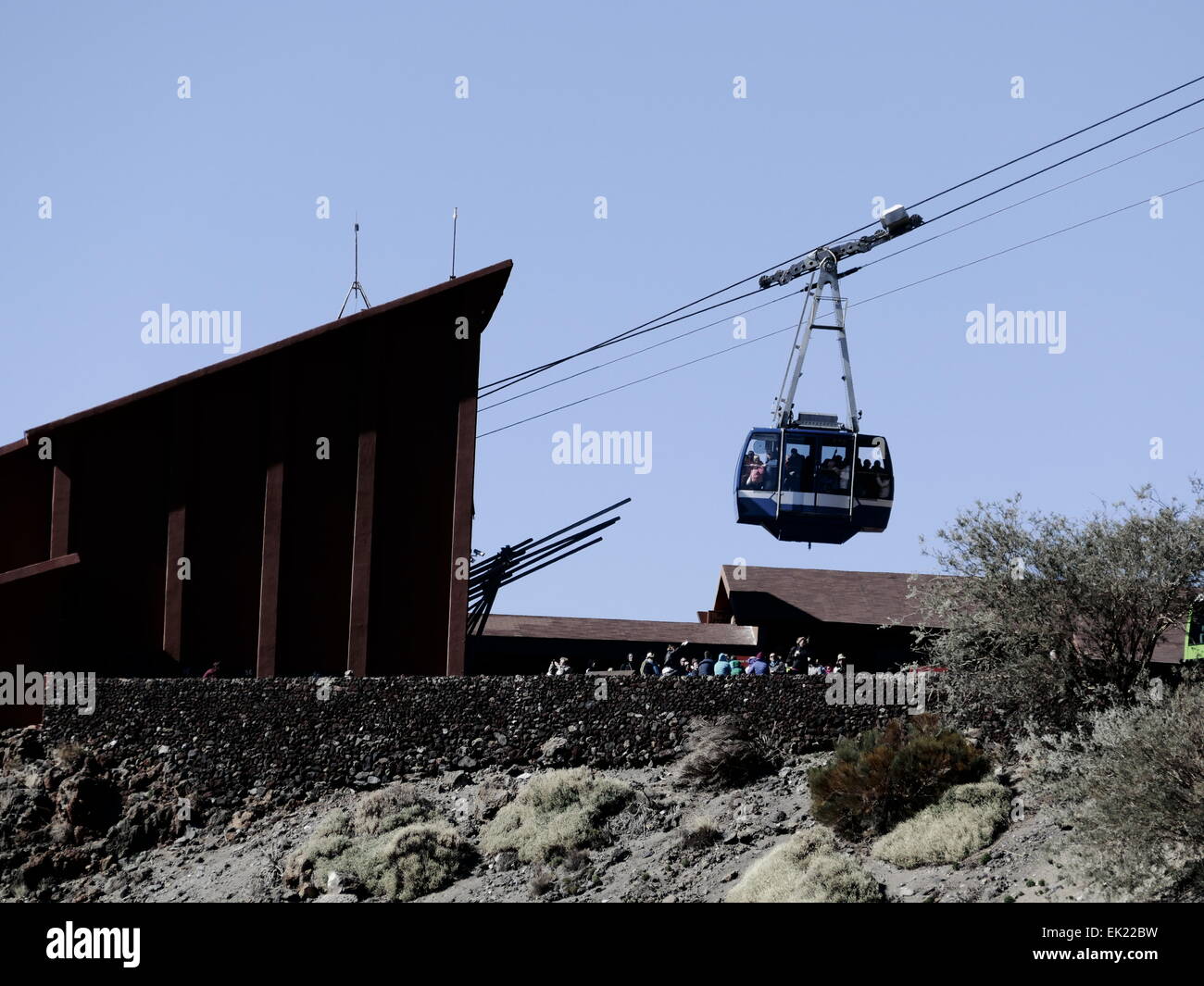 Cable Car to peak Mt Teide Parque Nacional del Teide Tenerife island