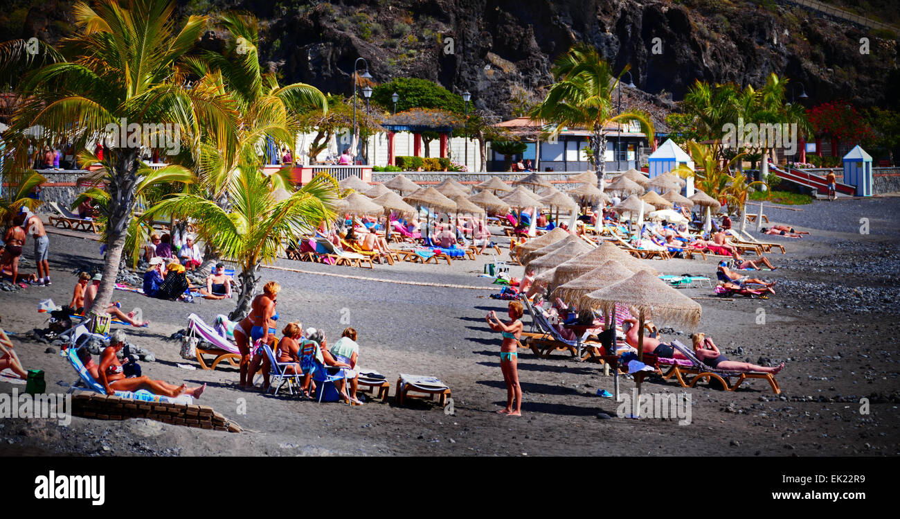 San Juan Beach Tenerife island Canary islands Spain Stock Photo