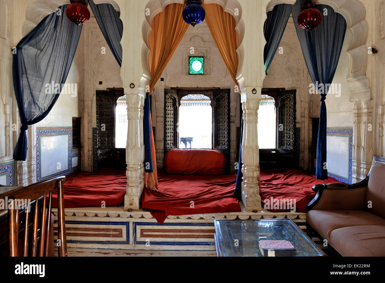 Room in the Manada Haveli Shekhawati Rajasthan India Indian Stock Photo -  Alamy