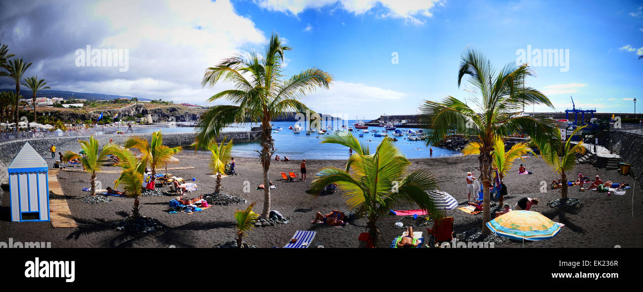 San Juan Beach Tenerife island Canary islands Spain Stock Photo