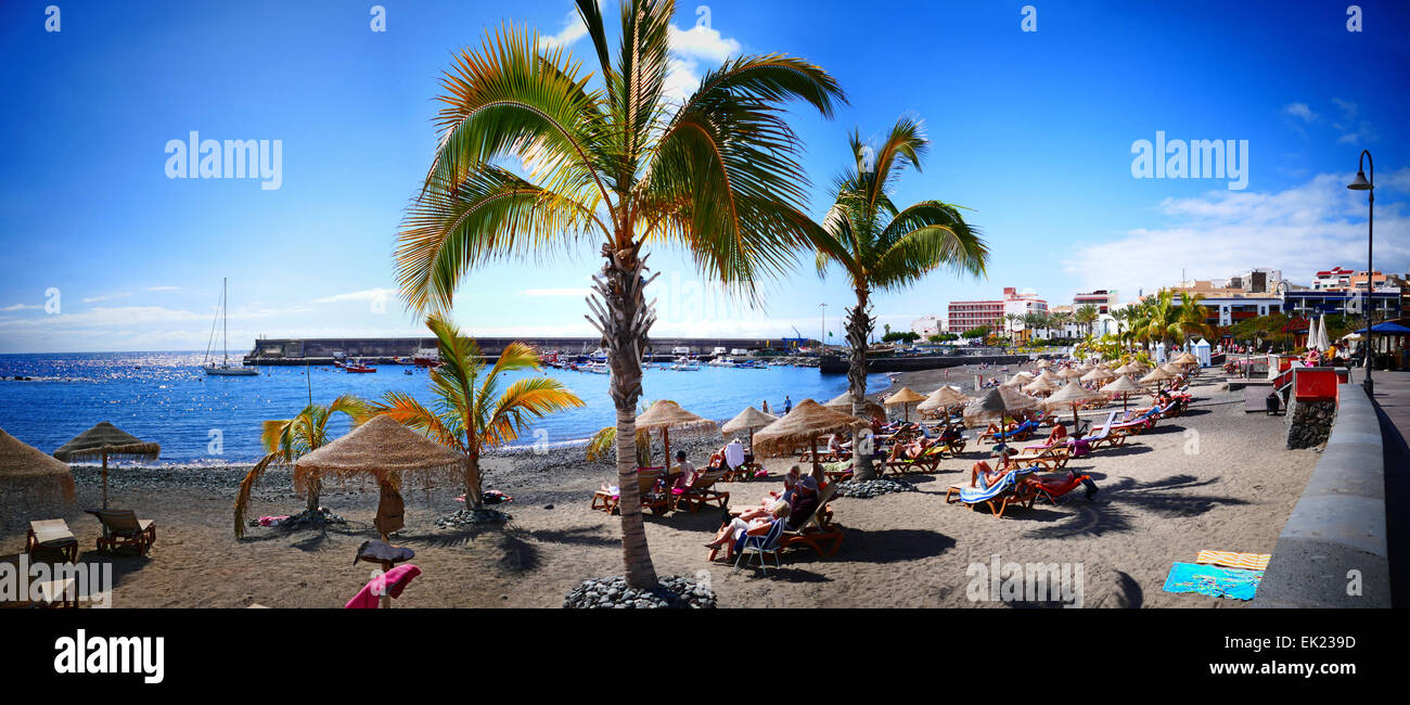 San Juan Beach West Coast Tenerife island Canary islands Spain Stock Photo