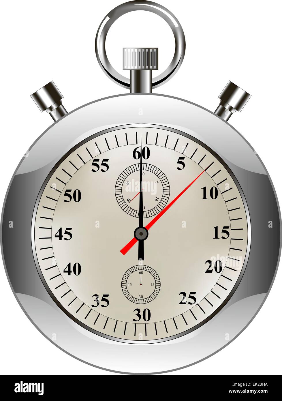 stopwatch, vector, isolated, chrome, timer, white, arrow, sign, symbol