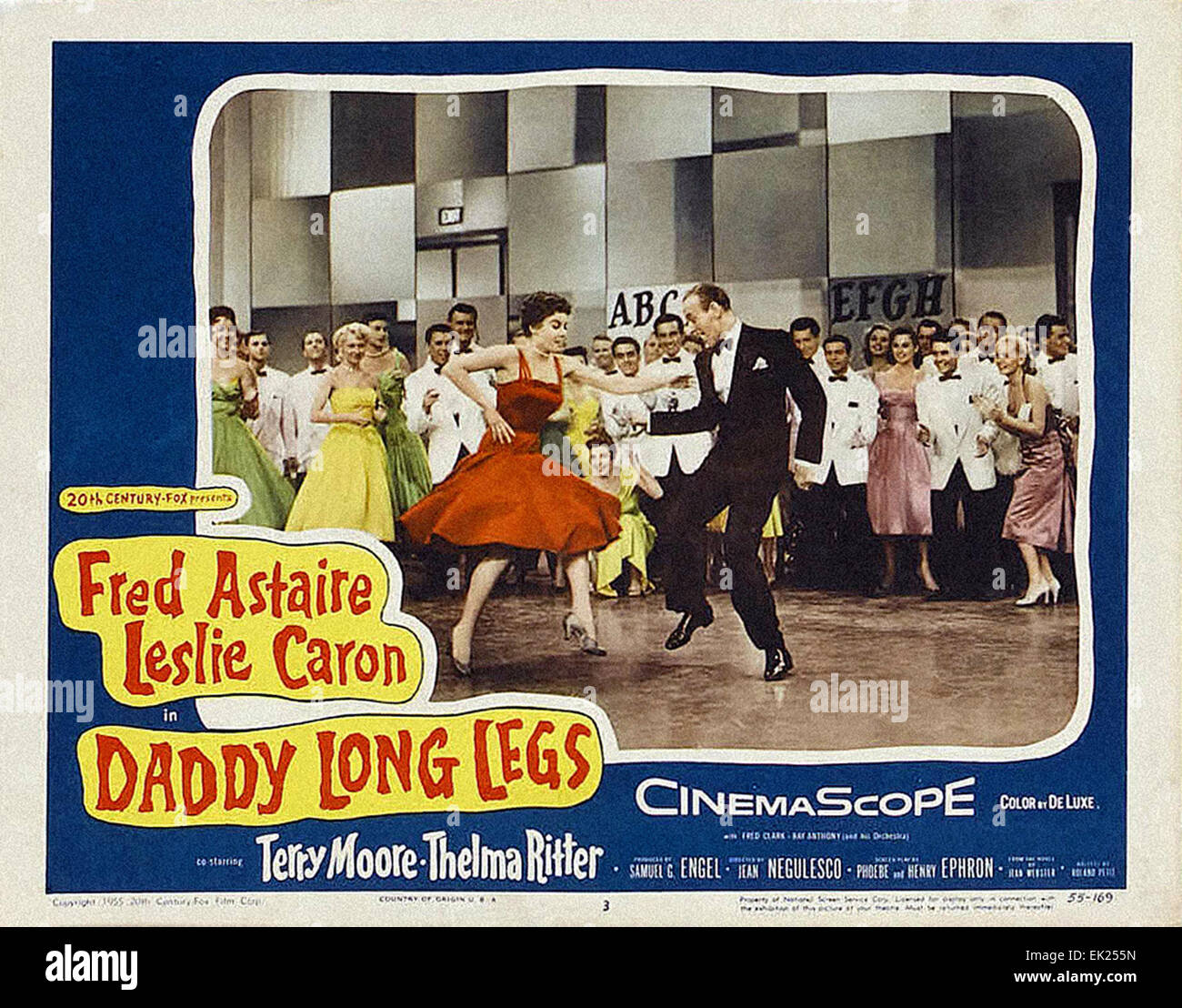 Daddy Long Legs - 1955  - Movie Poster Stock Photo